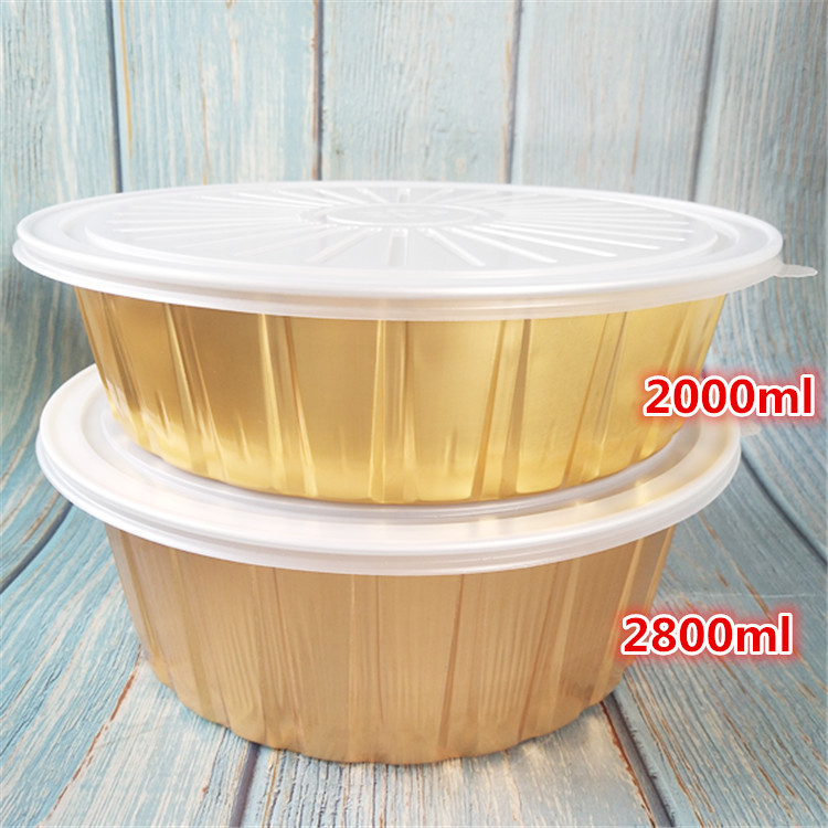 Open fire heated aluminum foil bowl Aluminium Container Manufacturers