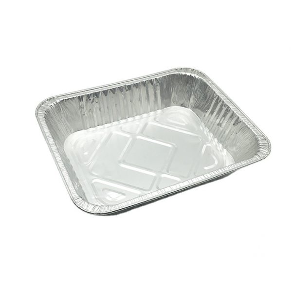 Aluminium airline tray with plastic lid (3)