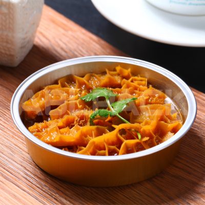 Aluminum foil cake cup with lid (5)