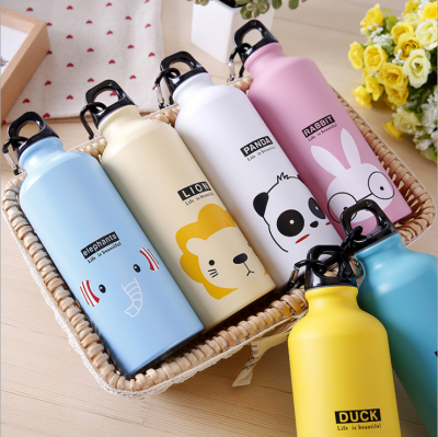 Aluminum water bottle with logo printing (1)