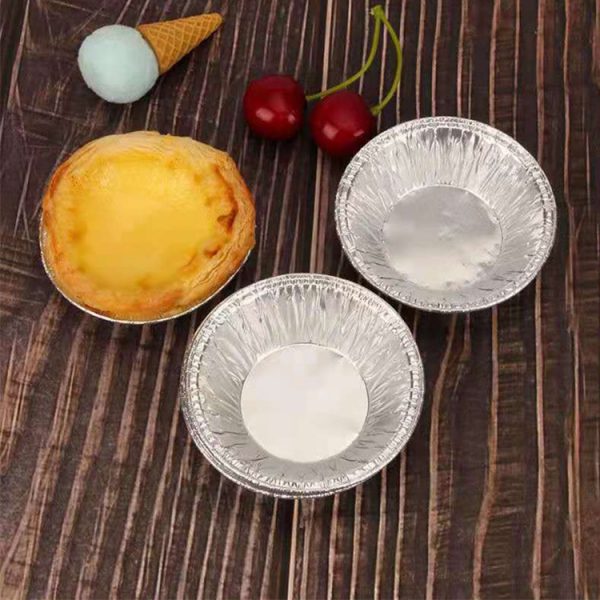 Baking circular egg tart tins pot cake cups (2)