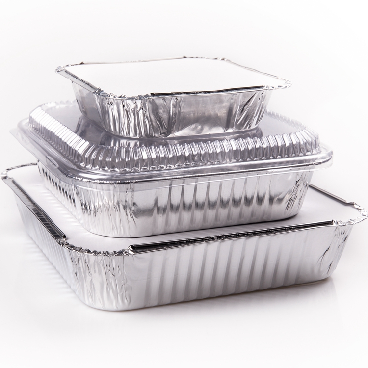 Microwave aluminium foil food packing baking trays Aluminium