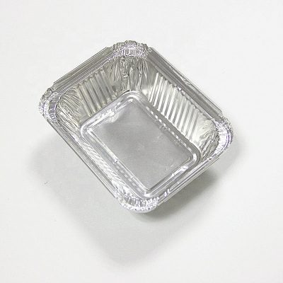 Rectangle disposable aluminum bakery foil container (2)