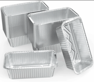 260ml Aluminium Foil Container with Plastic Lid for Food Packaging