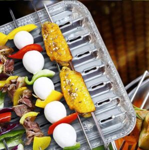 Recyclable Aluminium Foil Catering Tray for Barbecue and Food Storage