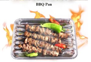 Recyclable Aluminium Foil Catering Tray for Barbecue and Food Storage