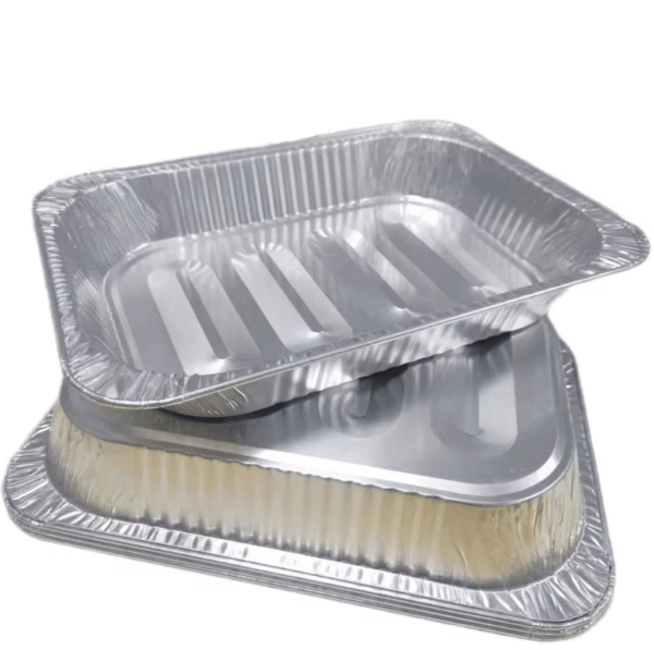 Recyclable Aluminium Foil Catering Tray for Barbecue and Food Storage