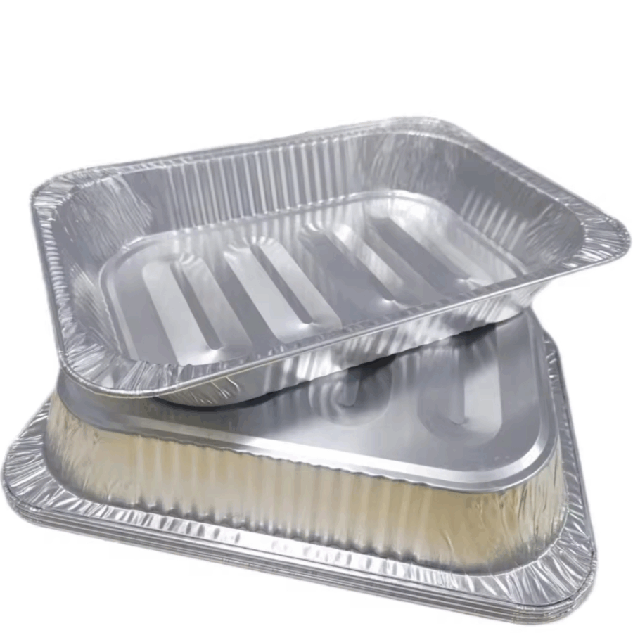 Recyclable Aluminium Foil Catering Tray for Barbecue and Food Storage