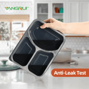 Custom Leakproof Plastic Food Containers with Clear Lids for Meal Prep 