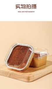 Disposable Food Grade Aluminium Foil Container | Takeaway Packaging Tray Box