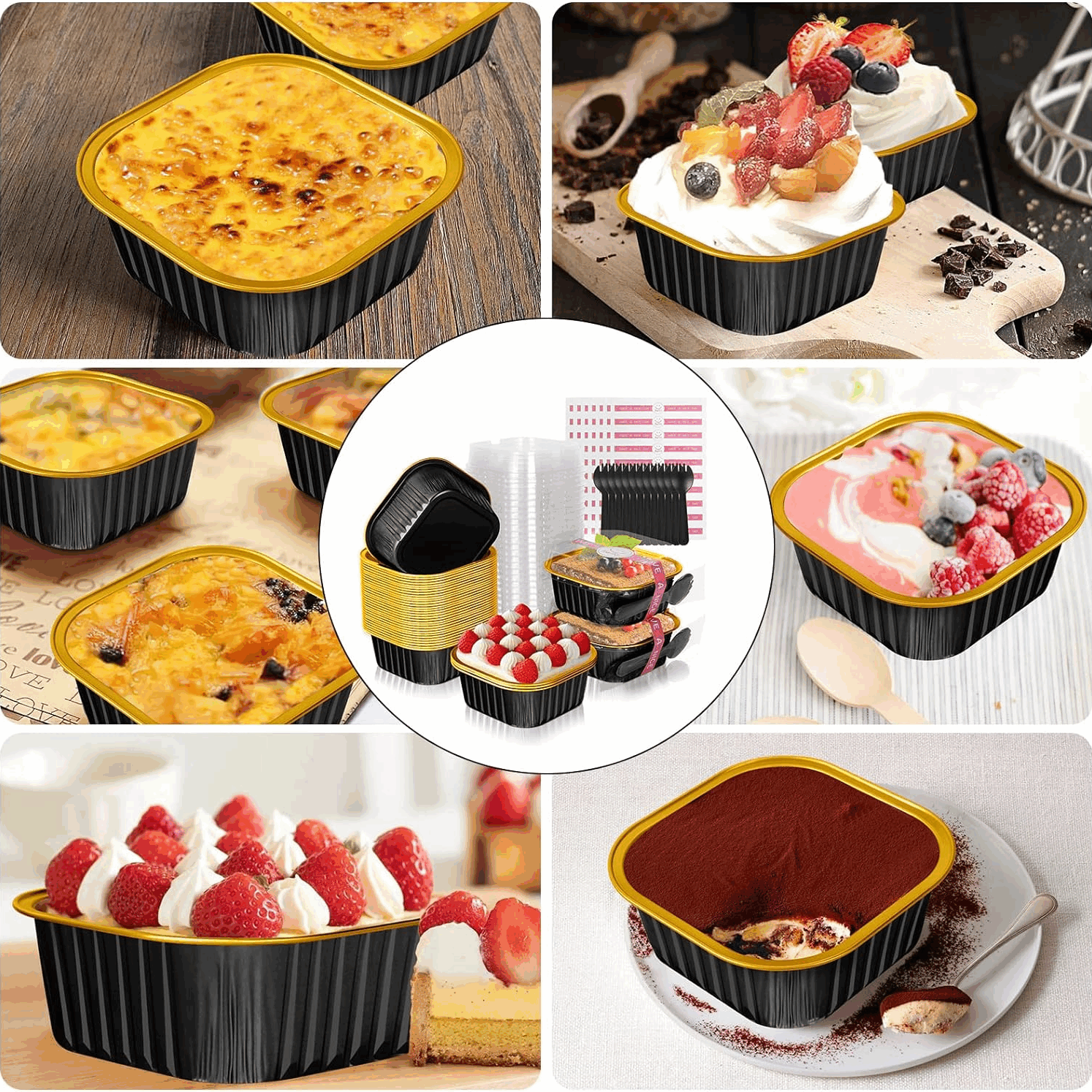 Disposable Food Grade Aluminium Foil Container | Takeaway Packaging Tray Box