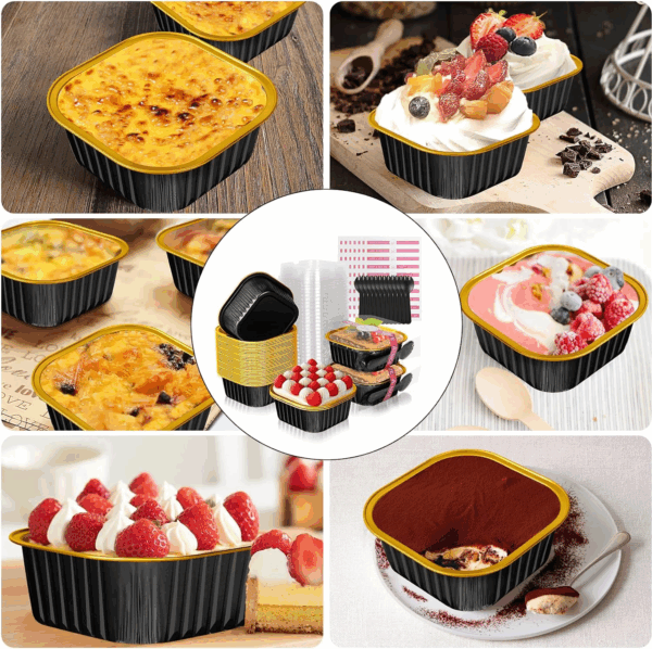 Disposable Food Grade Aluminium Foil Container | Takeaway Packaging Tray Box