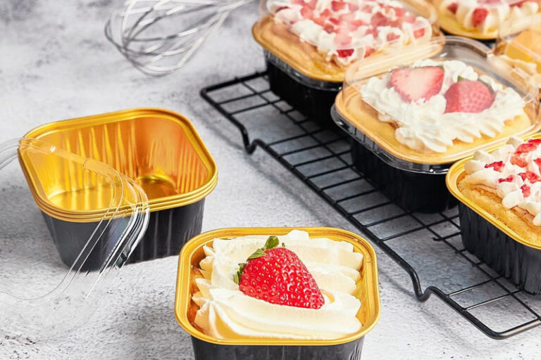 Disposable Food Grade Aluminium Foil Container | Takeaway Packaging Tray Box