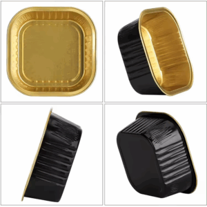 Disposable Food Grade Aluminium Foil Container | Takeaway Packaging Tray Box