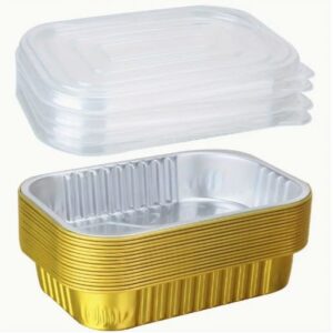 Portable Aluminium Foil Bowl for Baking and Food Packaging
