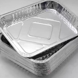 R32140A Disposable Rectangle Aluminium Foil Tray for BBQ and Food Packaging
