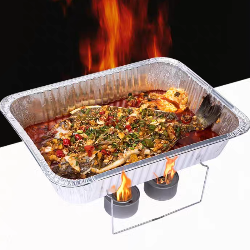 R32140A Rectangle Aluminium Foil Container 325×262×40mm for BBQ & Fast Food Packaging (1) R32140A Disposable Rectangle Aluminium Foil Tray for BBQ and Food Packaging
