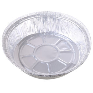 Round Disposable Aluminium Foil Baking Trays for Air Fryer and Oven