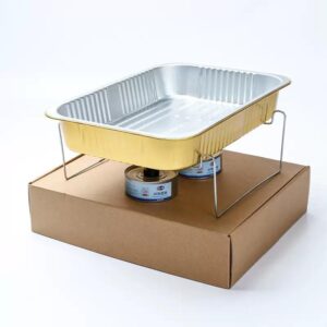 Small Disposable Aluminium Foil Containers with Lids for Baking and Takeout