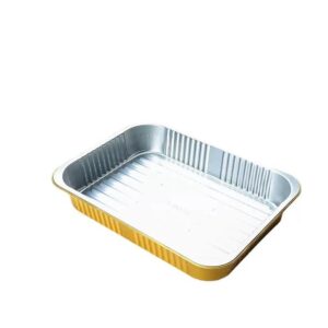Small Disposable Aluminium Foil Containers with Lids for Baking and Takeout