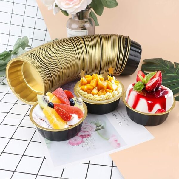 TIA Pack 750ml Disposable Aluminium Foil Pan with Flat Plate Lid – Takeout Food Container (4) 750ml Disposable Aluminium Foil Takeout Pan with Flat Plate Lid